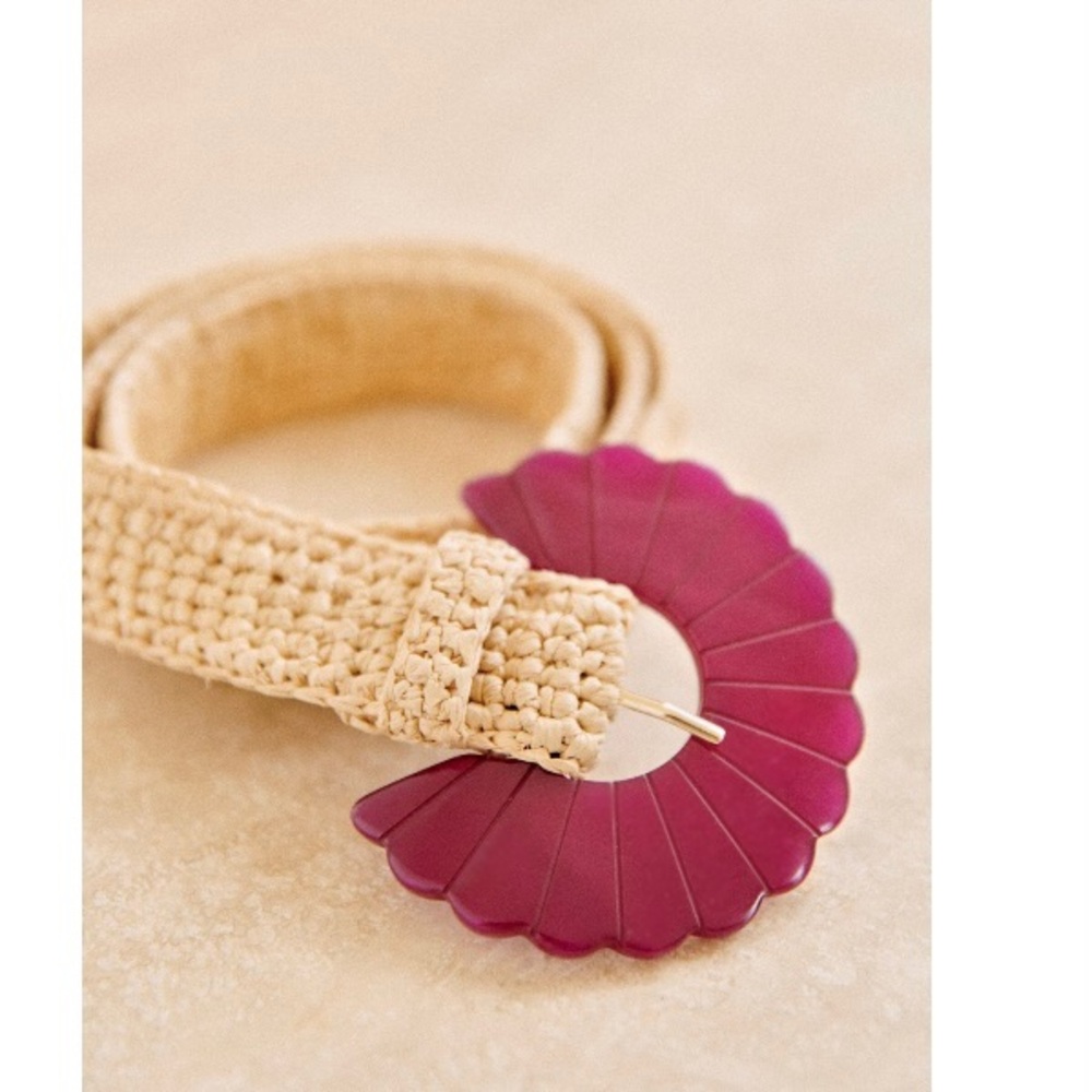 🌿|NWT| Sézane Sandy Belt in Natural Raffia- 80cm